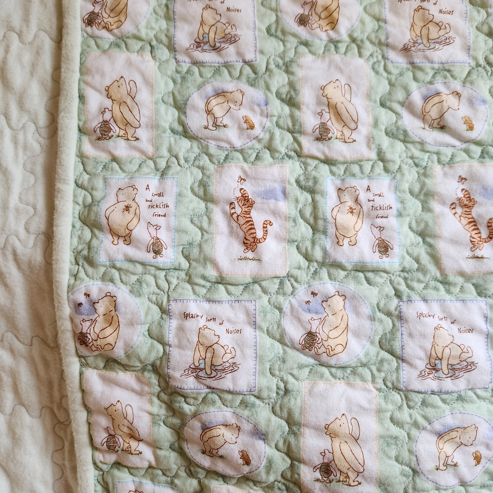 Classic Winnie the Pooh Baby Quilt